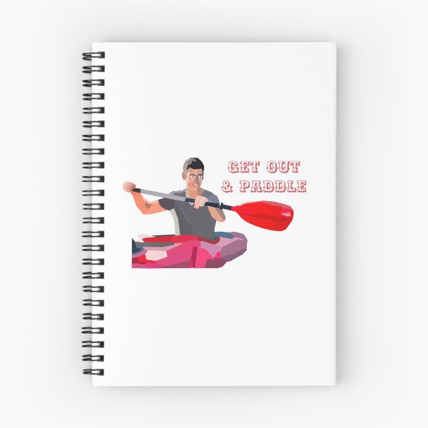 Item preview, Get Out And Paddle Design With Kayaking Man designed and sold by Bug & Brush.