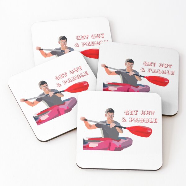 Item preview, Get Out And Paddle Design With Kayaking Man designed and sold by Bug & Brush.