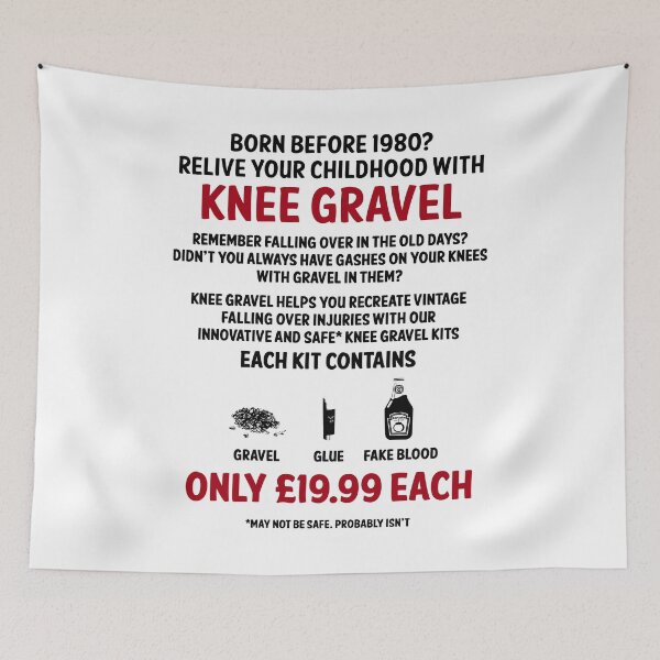 Item preview, Knee Gravel Mock Advert designed and sold by markstones.