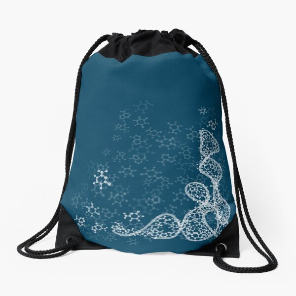 tRNA (transfer RNA) structure - white Drawstring Bag