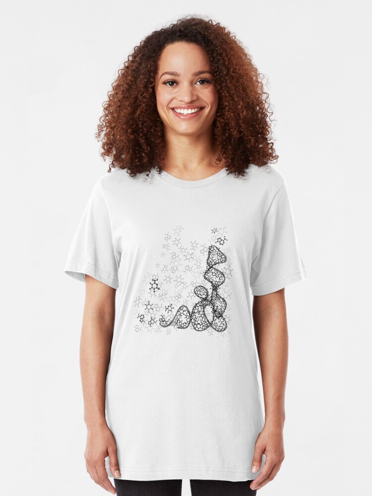 Alternate view of tRNA (transfer RNA) structure Slim Fit T-Shirt