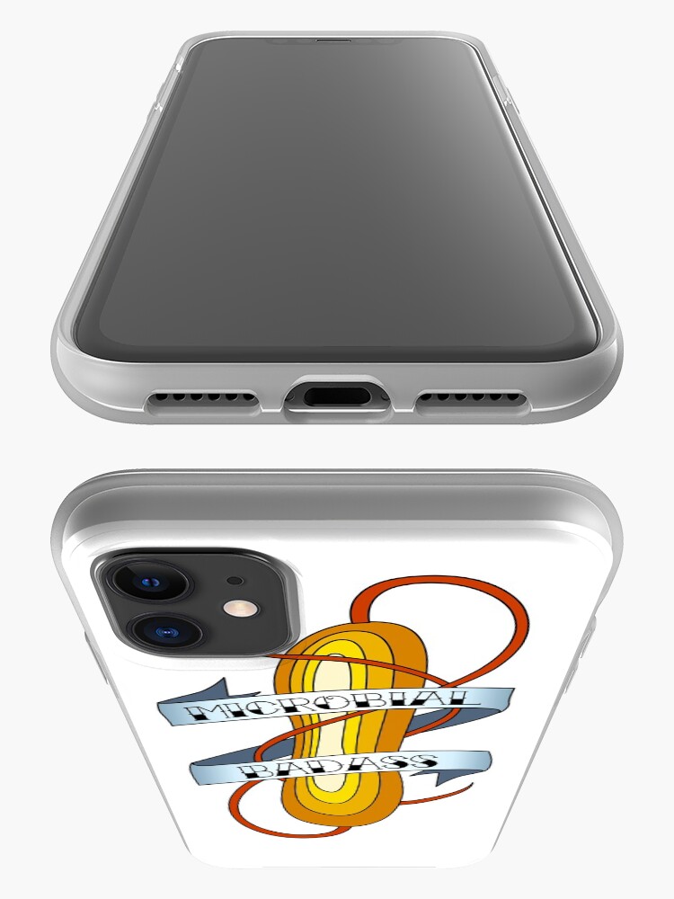 Alternate view of Microbial Badass Tattoo - full colour iPhone Case & Cover