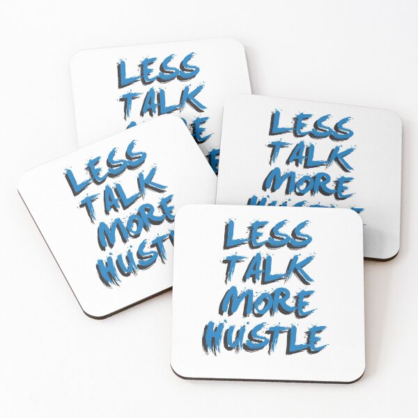 Item preview, Less talk more hustle  designed and sold by wickedfriday.
