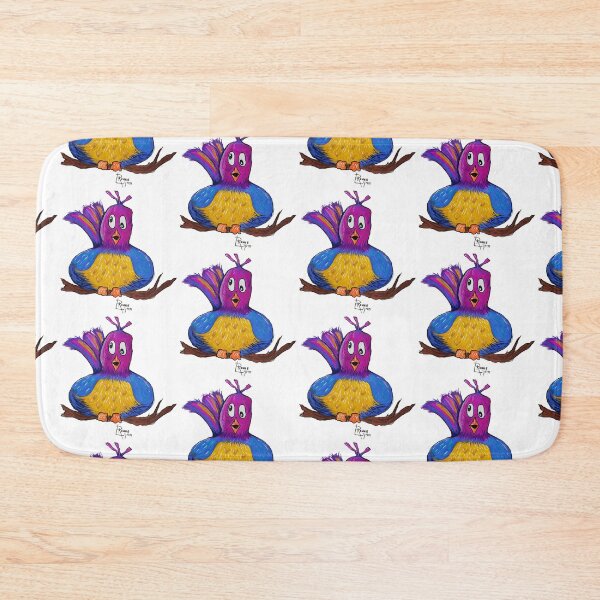 Item preview, Pink Crested Blue Bird designed and sold by Reneesodyssey.