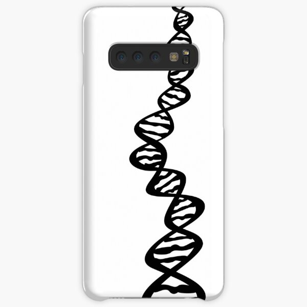 DNA strand - black Samsung Galaxy Snap Case