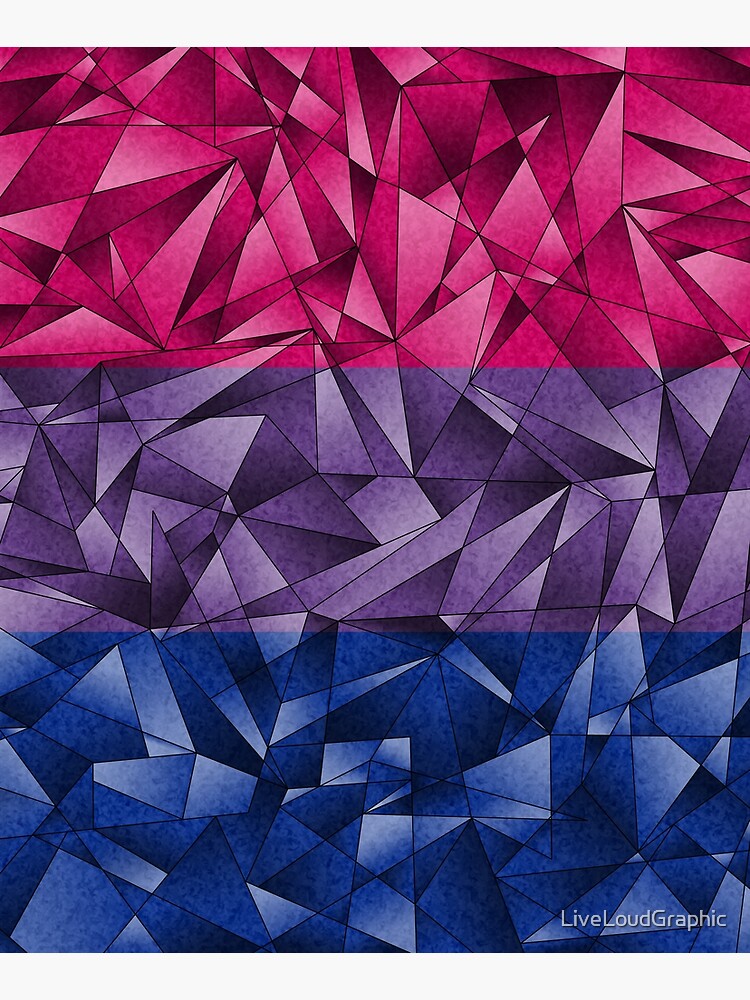 Abstract Bisexual Flag by LiveLoudGraphic