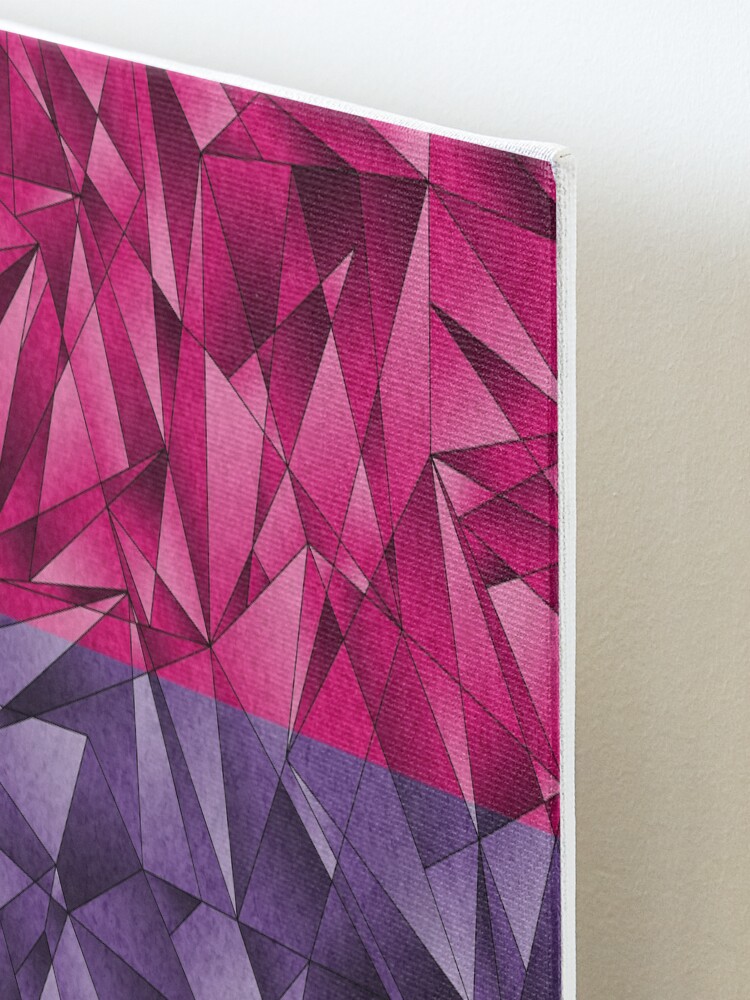 Alternate view of Abstract Bisexual Flag Mounted Print