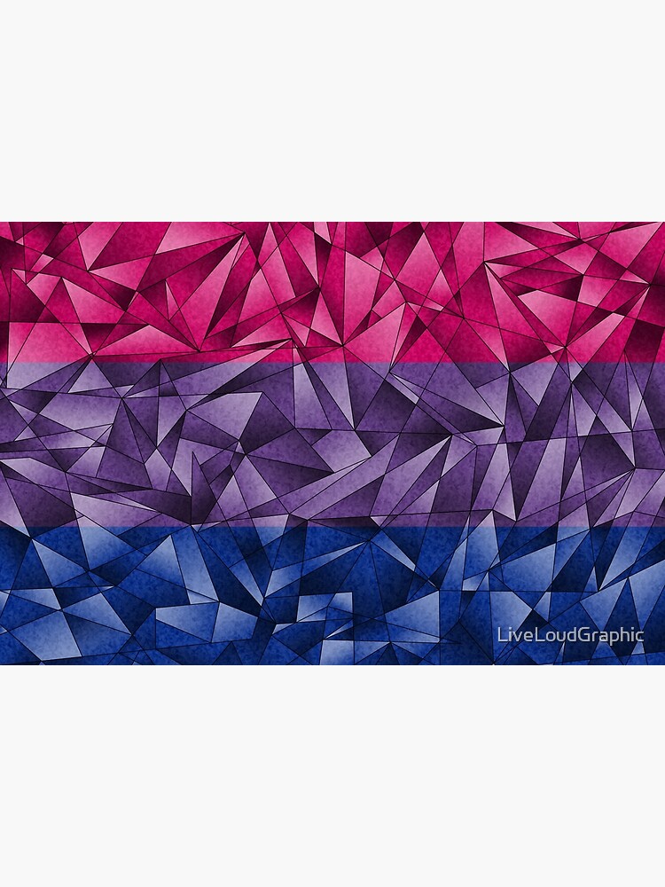 Abstract Bisexual Flag by LiveLoudGraphic