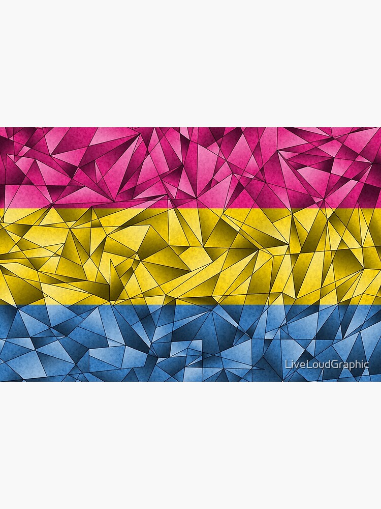 Abstract Pansexual Flag by LiveLoudGraphic