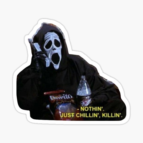 Halloween-Film-Aufkleber Sticker