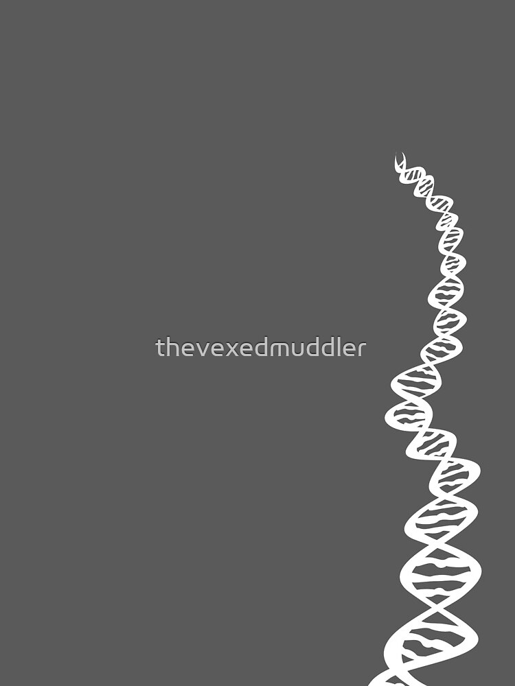DNA strand - white by thevexedmuddler