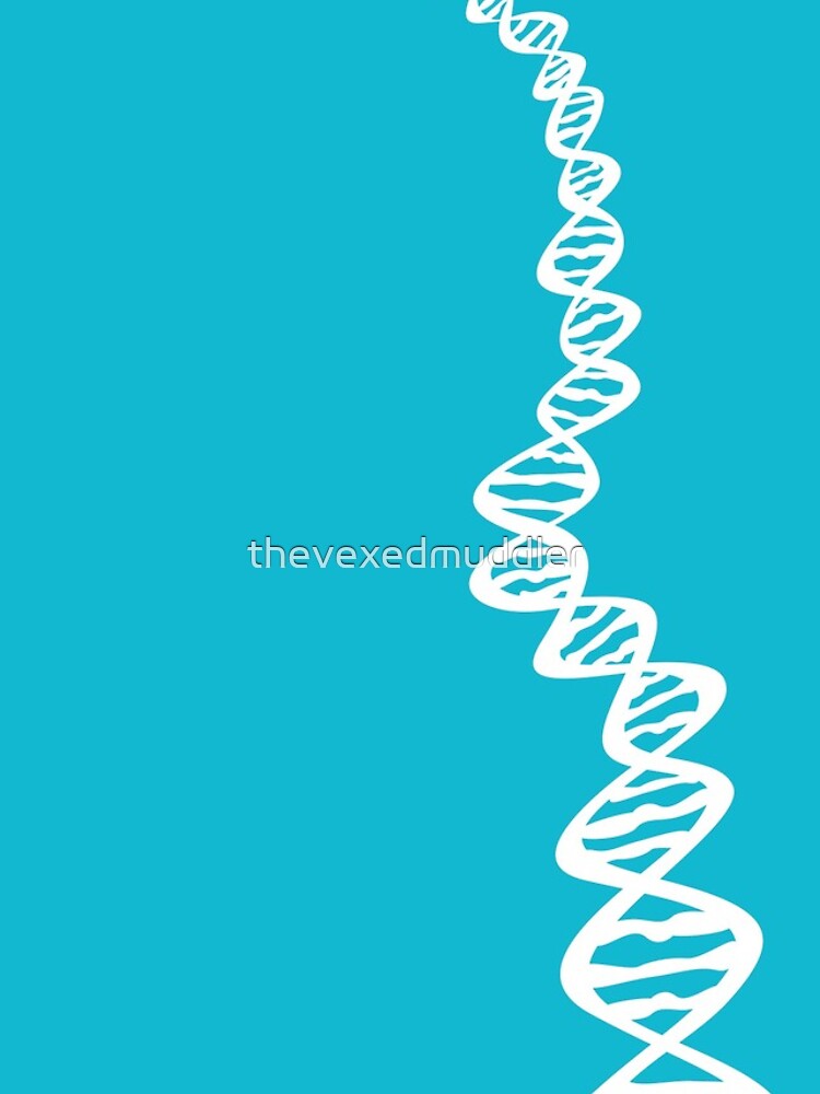 DNA strand - white by thevexedmuddler