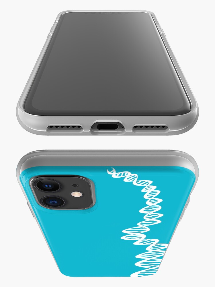 Alternate view of DNA strand - white iPhone Case & Cover