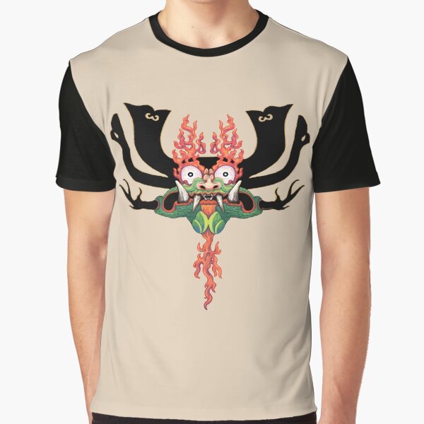 Aku the Shape Shifting Demon - Samurai Jack Graphic T-Shirt