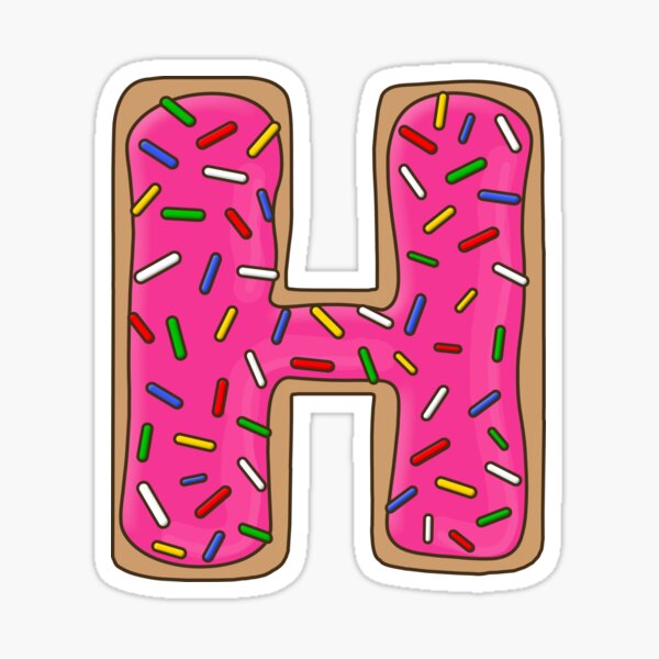 Letter H' Sticker | Spreadshirt