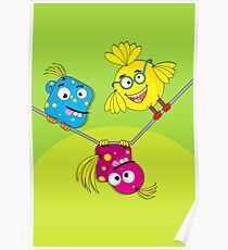 Wacky Bird Hangout Poster