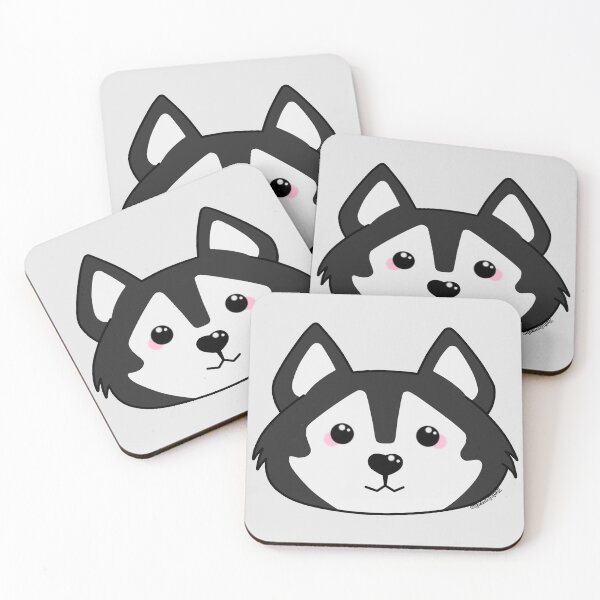 Item preview, Cute Siberian Husky designed and sold by rainbowcho.