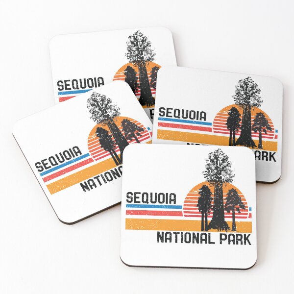 Item preview, Vintage Sequoia National Park California Retro Sequoia Tree designed and sold by mrsmitful.