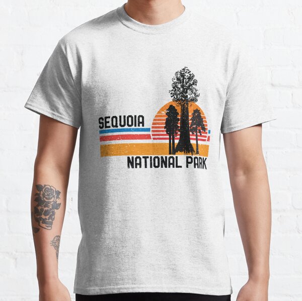 Vintage Sequoia National Park California Retro Sequoia Tree Classic T-Shirt
