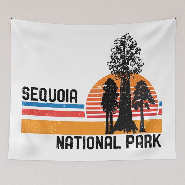 Item preview, Vintage Sequoia National Park California Retro Sequoia Tree designed and sold by mrsmitful.