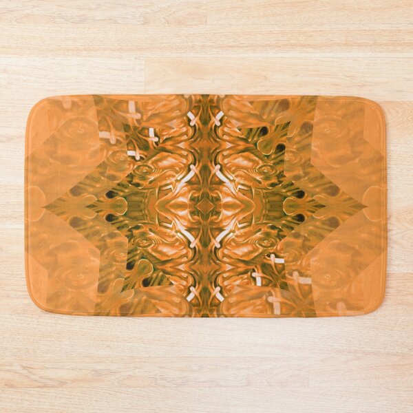 Item preview,  Orange Velvet Splash star mandala water ocean waves pattern  designed and sold by bryansteward.