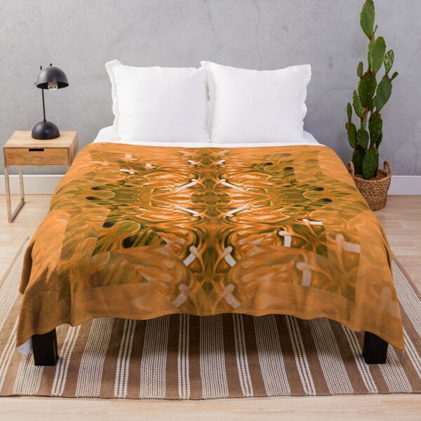 Item preview,  Orange Velvet Splash star mandala water ocean waves pattern  designed and sold by bryansteward.