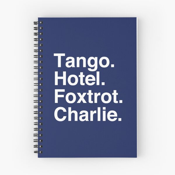 Item preview, TANGO HOTEL FOXTROT CHARLIE designed and sold by Confusion101.