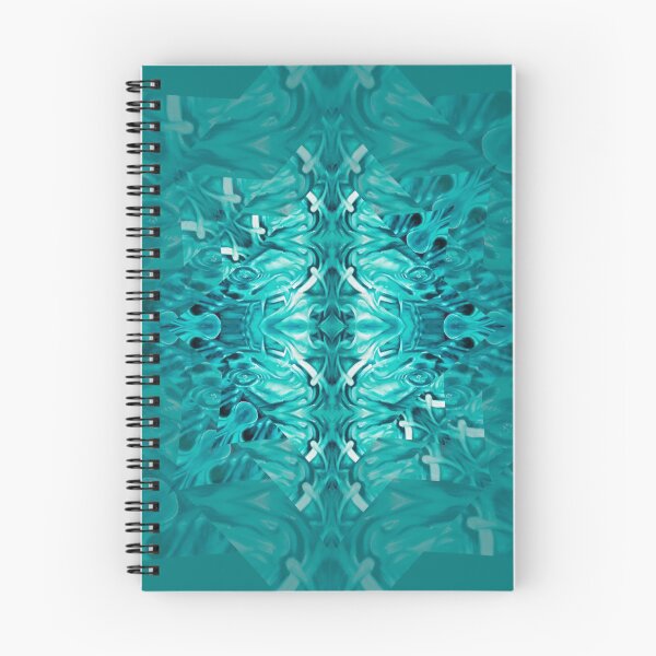 Item preview, Teal Blue Velvet Splash star mandala water ocean waves pattern  designed and sold by bryansteward.