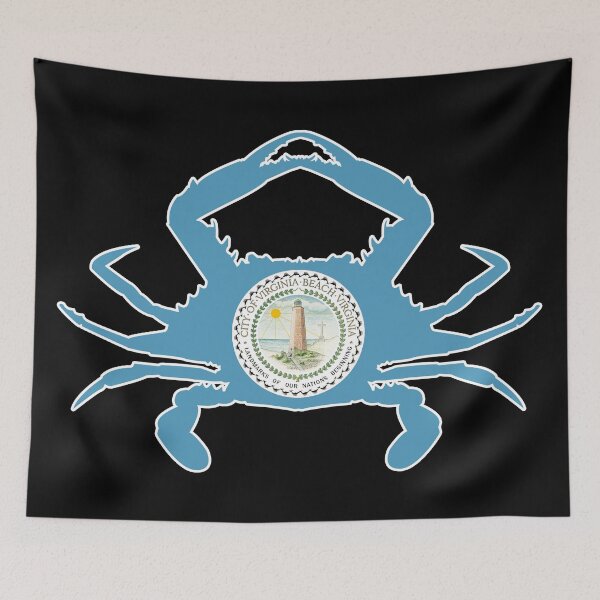 Item preview, Virginia Beach Flag designed and sold by wickedcartoons.