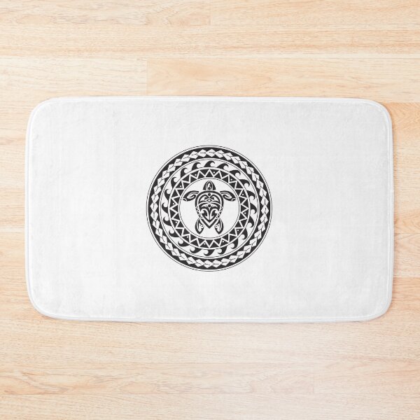 Item preview, Tribal Turtle Tattoo Mandala / B&W  designed and sold by srwdesign.
