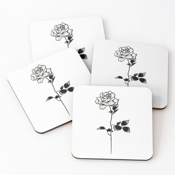 ROSE VI Coasters (Set of 4)
