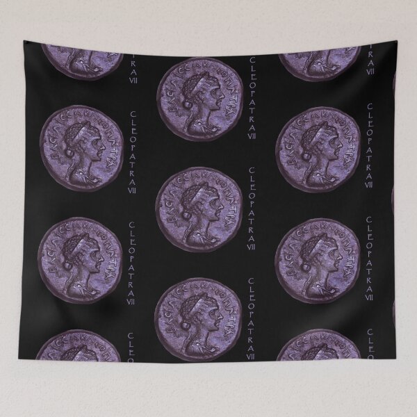 Item preview, Cleopatra VII coin from the end of her reign, the Greek legend reads BACILICCA KLEOPATRA, or "Queen Cleopatra" designed and sold by WillowNox7.