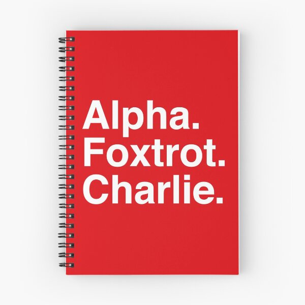 Item preview, Alpha Foxtrot Charlie designed and sold by Confusion101.