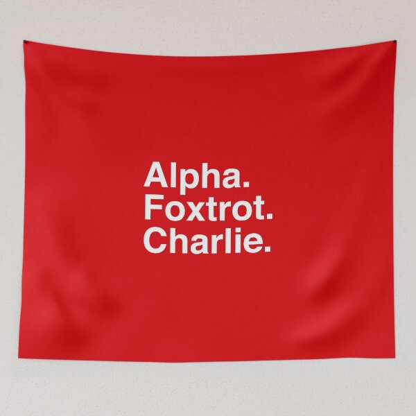 Item preview, Alpha Foxtrot Charlie designed and sold by Confusion101.