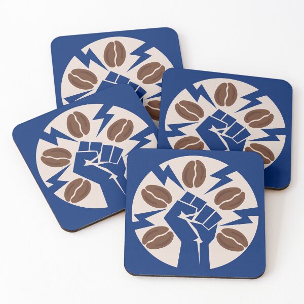 Item preview, Coffee Revolution! Barista Labor Union Logo designed and sold by Epitome Girl.