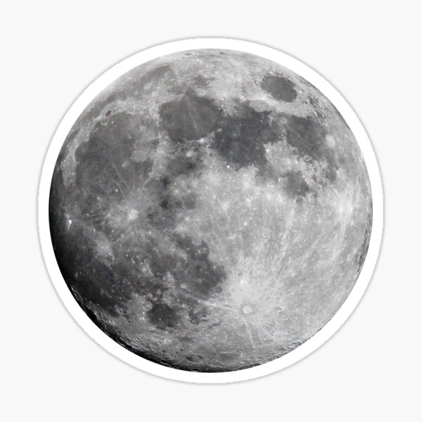 Moon Sticker