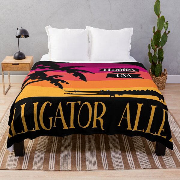 Item preview, Alligator Alley Florida USA Retro Sunset designed and sold by AntiqueImages.