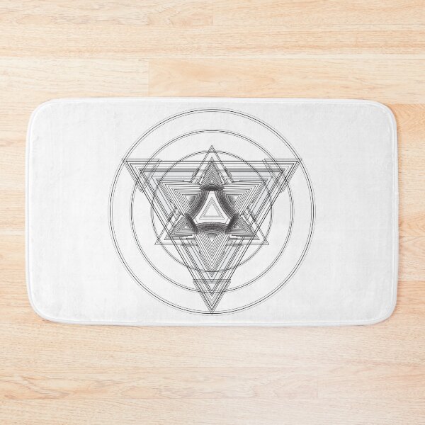 Item preview, Bold and vigorous geometric tattoo art in black and white designed and sold by GeometricEye.