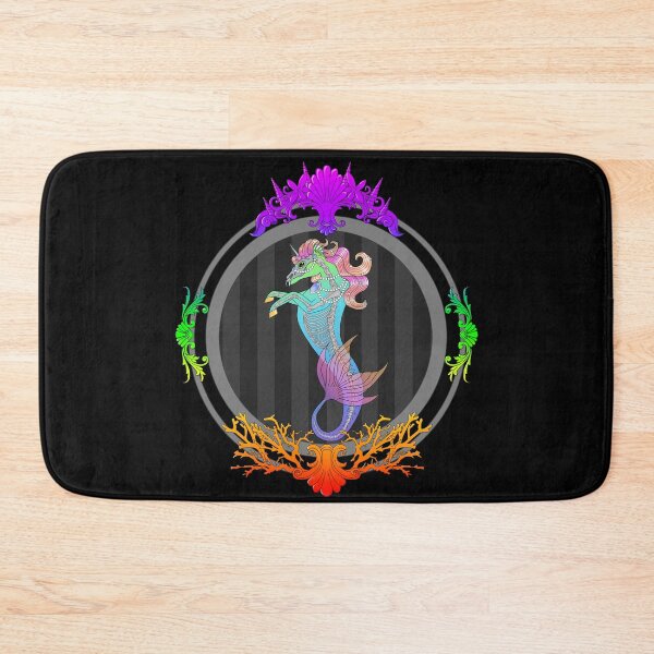 Item preview, Framed Sea Unicorn (neon) designed and sold by Miss Lunaria.