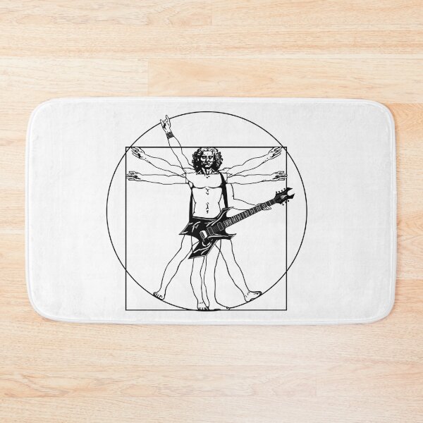 Item preview, Vitruvian man Heavy Metal guitar. designed and sold by FK-UK.