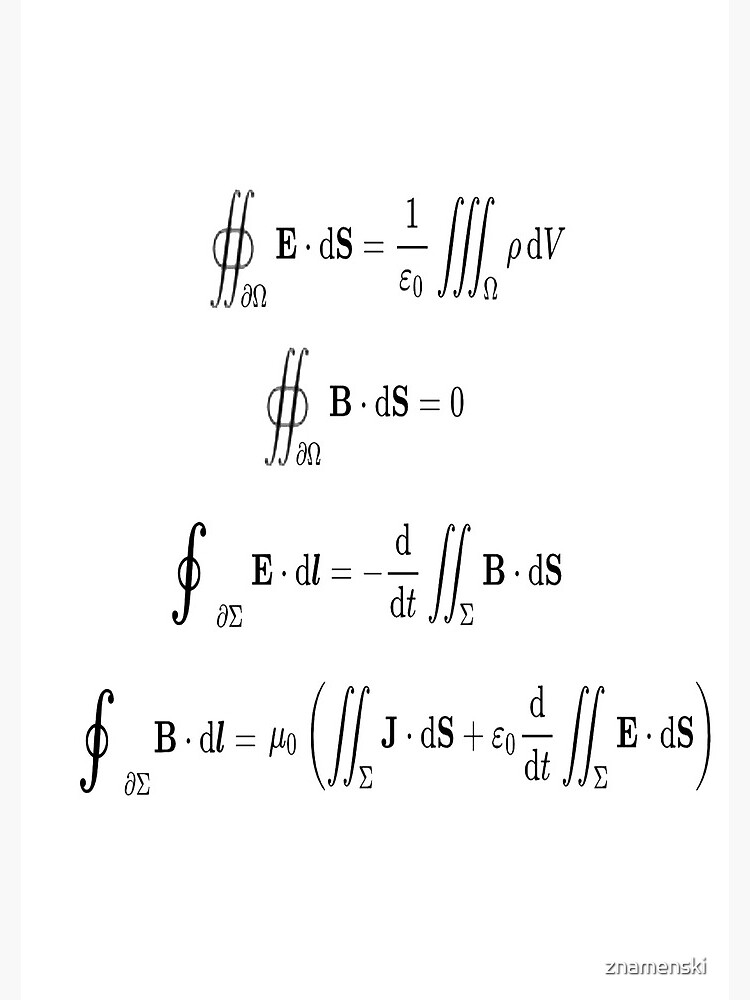Maxwell's equations, #Maxwells, #equations, #MaxwellsEquations, Maxwell, equation, MaxwellEquations, #Physics, Electricity, Electrodynamics, Electromagnetism by znamenski