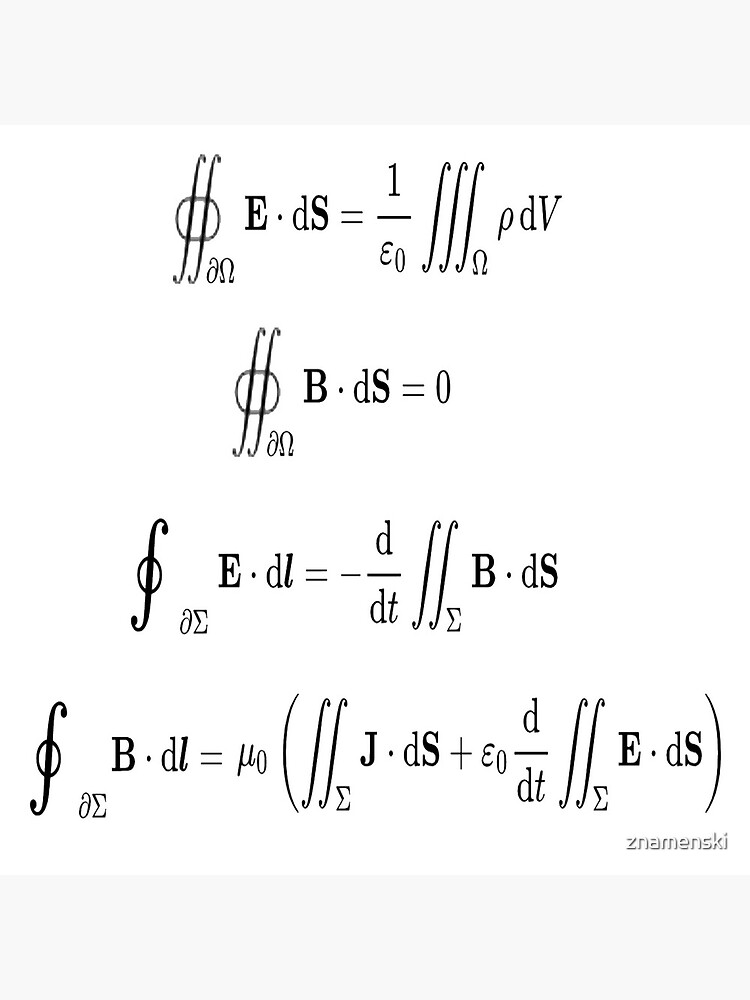 Maxwell's equations, #Maxwells, #equations, #MaxwellsEquations, Maxwell, equation, MaxwellEquations, #Physics, Electricity, Electrodynamics, Electromagnetism by znamenski