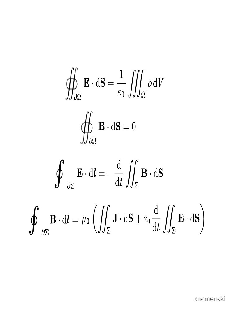 Maxwell's equations, #Maxwells, #equations, #MaxwellsEquations, Maxwell, equation, MaxwellEquations, #Physics, Electricity, Electrodynamics, Electromagnetism by znamenski