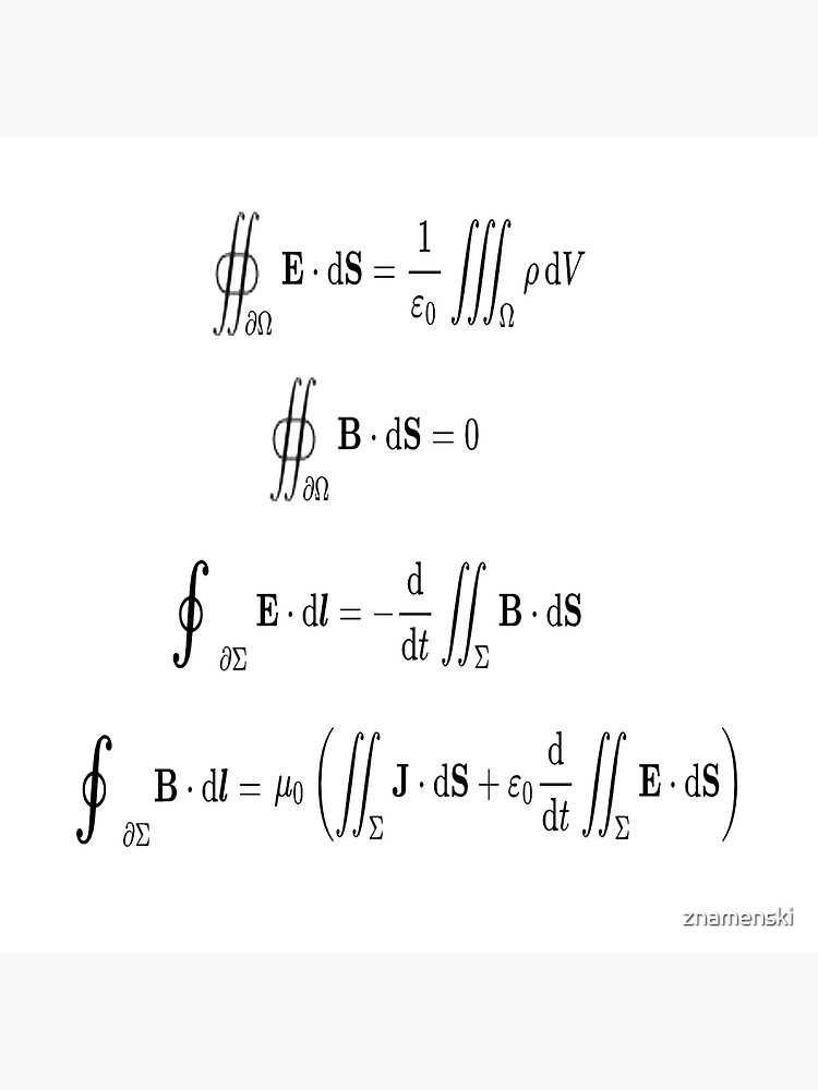 Maxwell's equations, #Maxwells, #equations, #MaxwellsEquations, Maxwell, equation, MaxwellEquations, #Physics, Electricity, Electrodynamics, Electromagnetism by znamenski