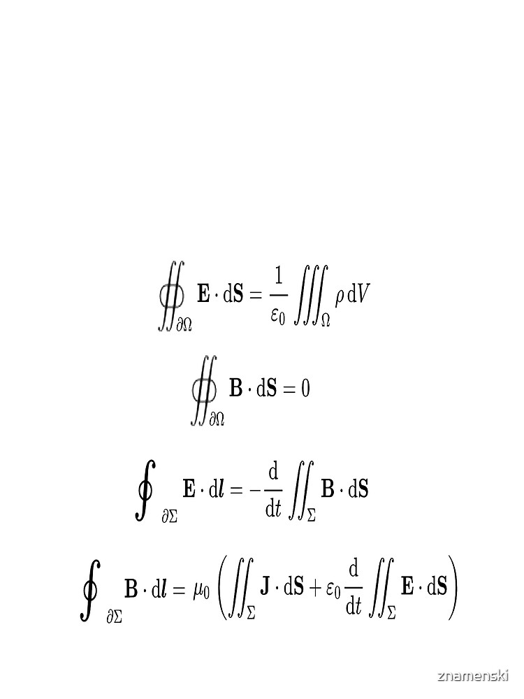 Maxwell's equations, #Maxwells, #equations, #MaxwellsEquations, Maxwell, equation, MaxwellEquations, #Physics, Electricity, Electrodynamics, Electromagnetism by znamenski