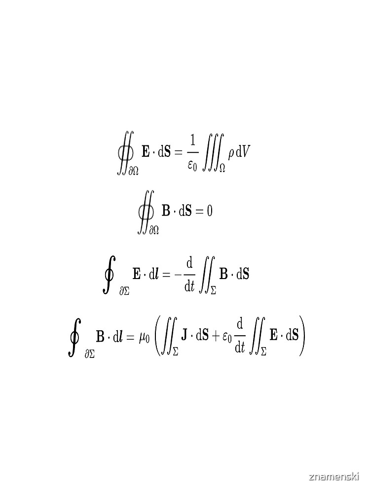 Maxwell's equations, #Maxwells, #equations, #MaxwellsEquations, Maxwell, equation, MaxwellEquations, #Physics, Electricity, Electrodynamics, Electromagnetism by znamenski
