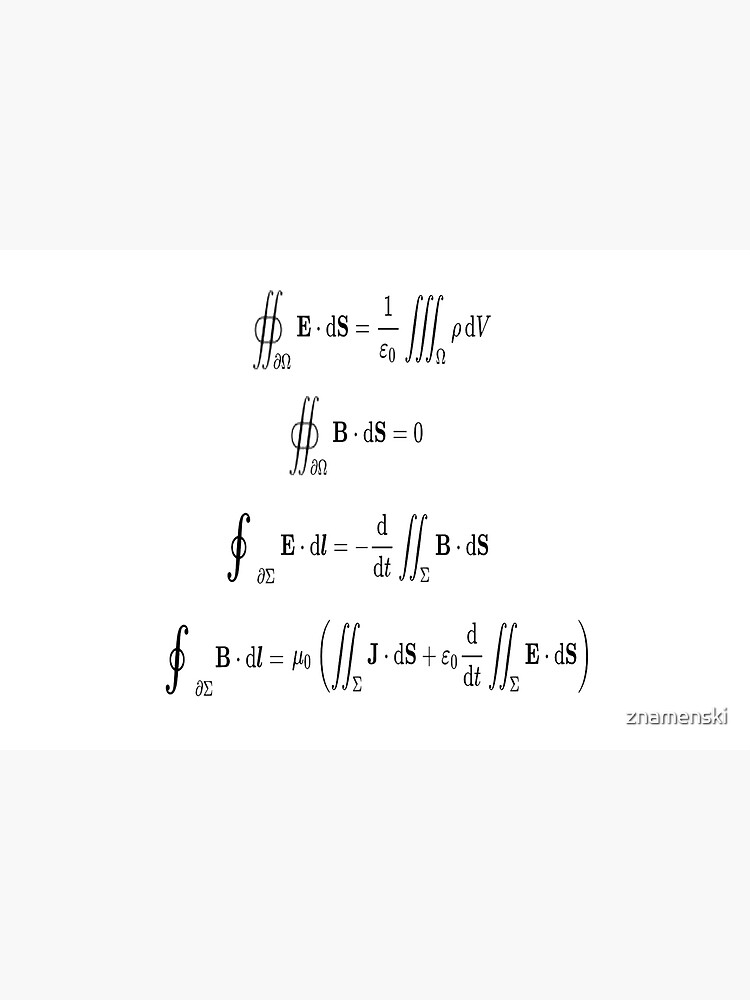Maxwell's equations, #Maxwells, #equations, #MaxwellsEquations, Maxwell, equation, MaxwellEquations, #Physics, Electricity, Electrodynamics, Electromagnetism by znamenski