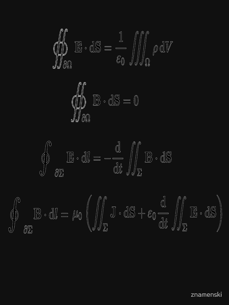 Maxwell's equations, #Maxwells, #equations, #MaxwellsEquations, Maxwell, equation, MaxwellEquations, #Physics, Electricity, Electrodynamics, Electromagnetism by znamenski