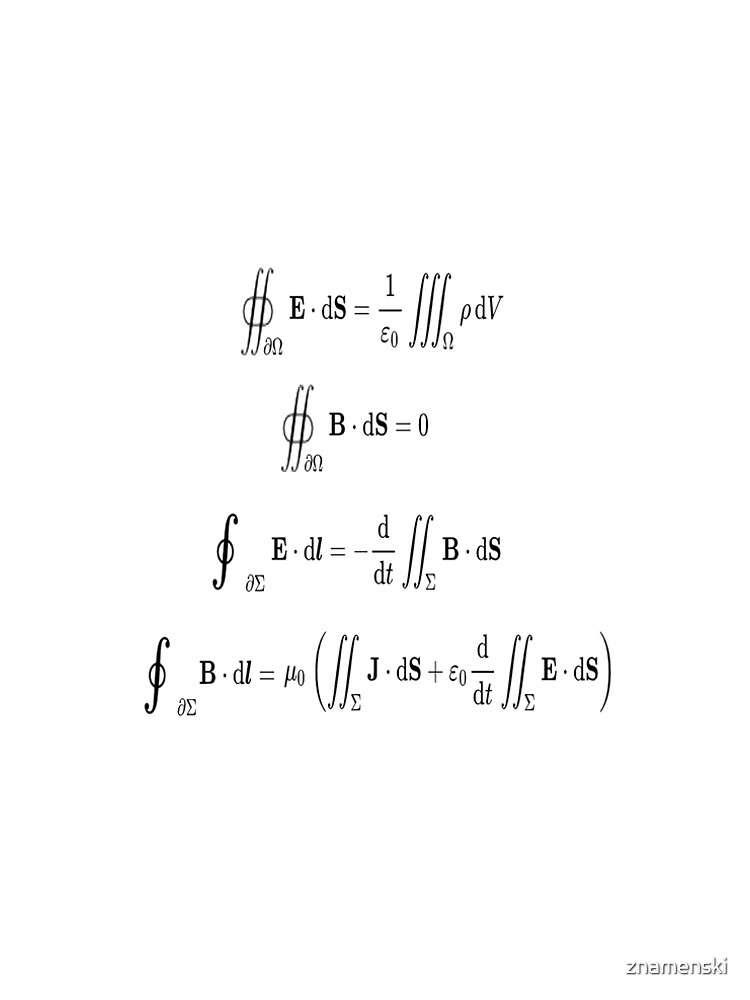 Maxwell's equations, #Maxwells, #equations, #MaxwellsEquations, Maxwell, equation, MaxwellEquations, #Physics, Electricity, Electrodynamics, Electromagnetism by znamenski