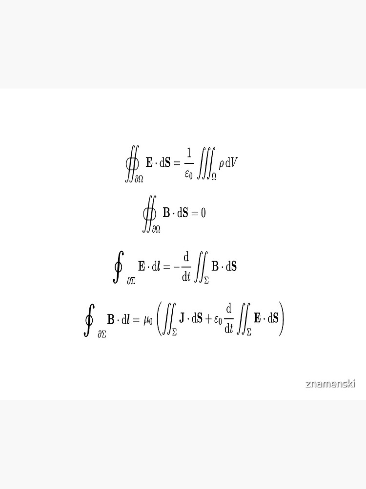 Maxwell's equations, #Maxwells, #equations, #MaxwellsEquations, Maxwell, equation, MaxwellEquations, #Physics, Electricity, Electrodynamics, Electromagnetism by znamenski
